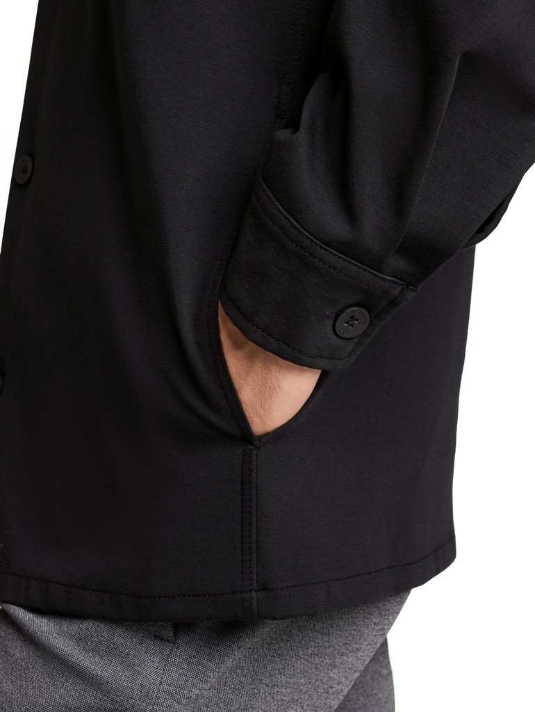 Sweat-Overshirt mit Taschen