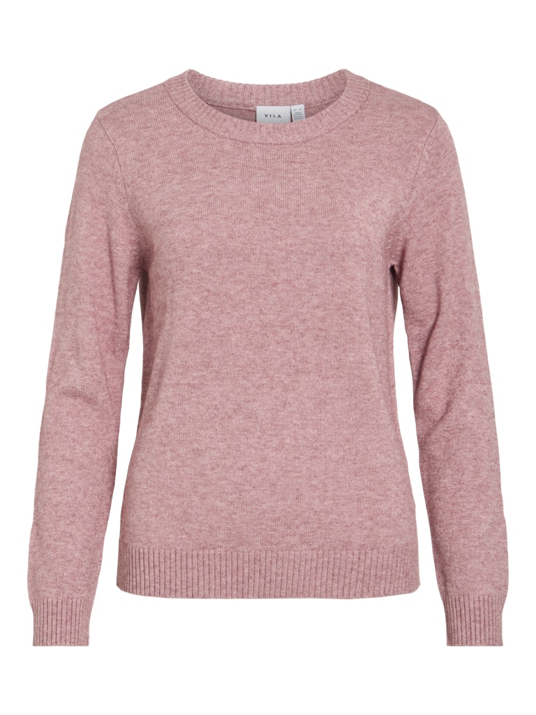 VIRIL O-NECK L/S KNIT TOP - NOOS