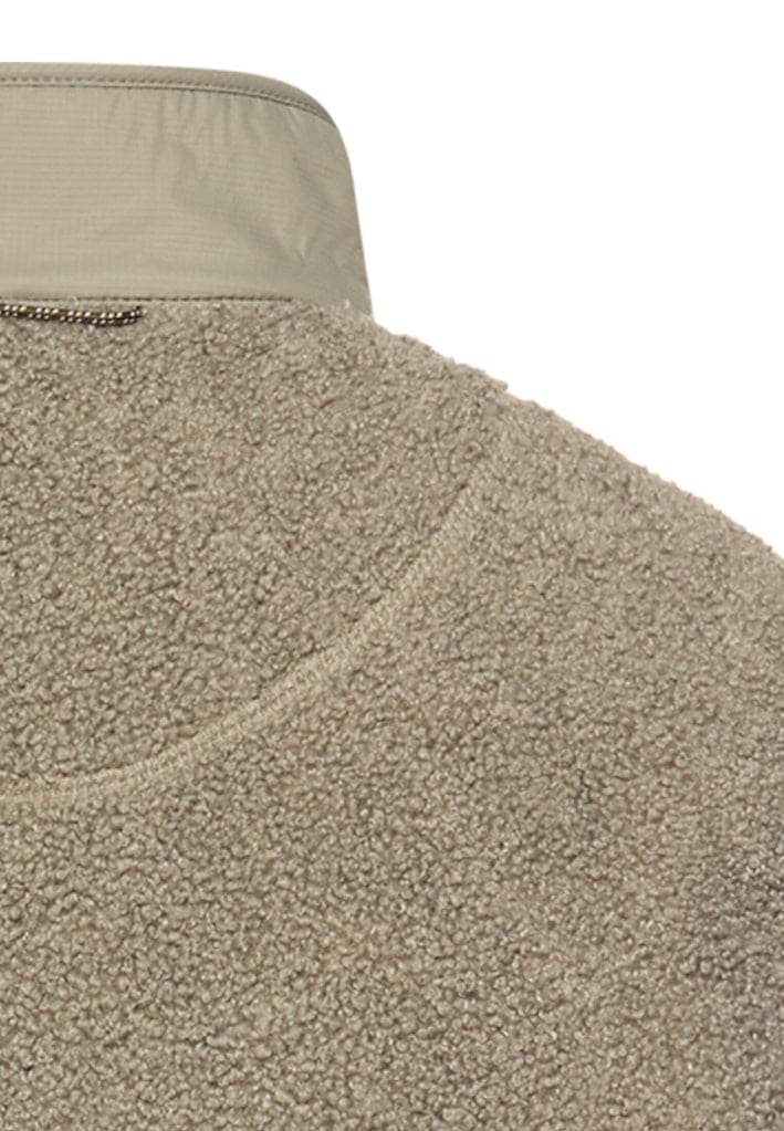 Teddyweste mit Stehkragen