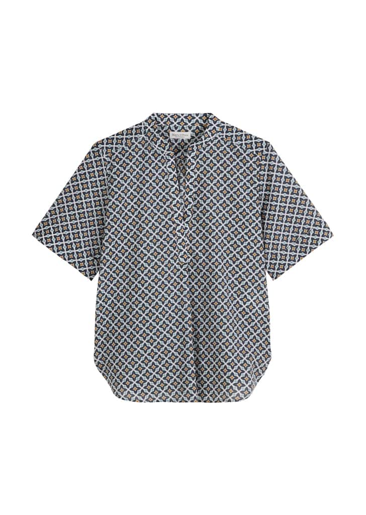 Gemusterte Tunika-Bluse regular