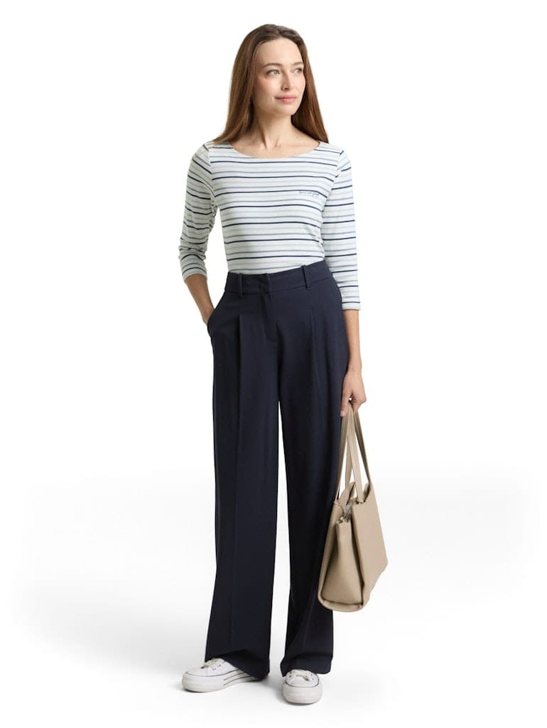 Langarmshirt mit Streifenmuster