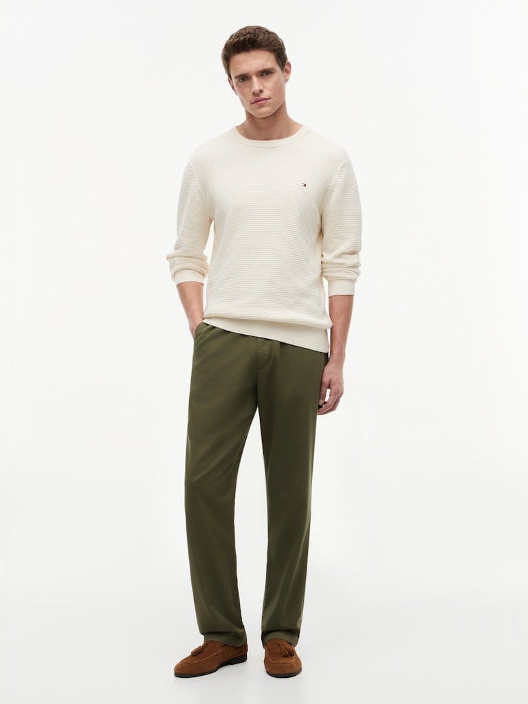 SEASONAL STRUCTURE CREW NECK