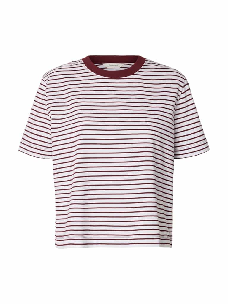 SLWESSENTIAL SS STRIPED BOXY TEE NOOS