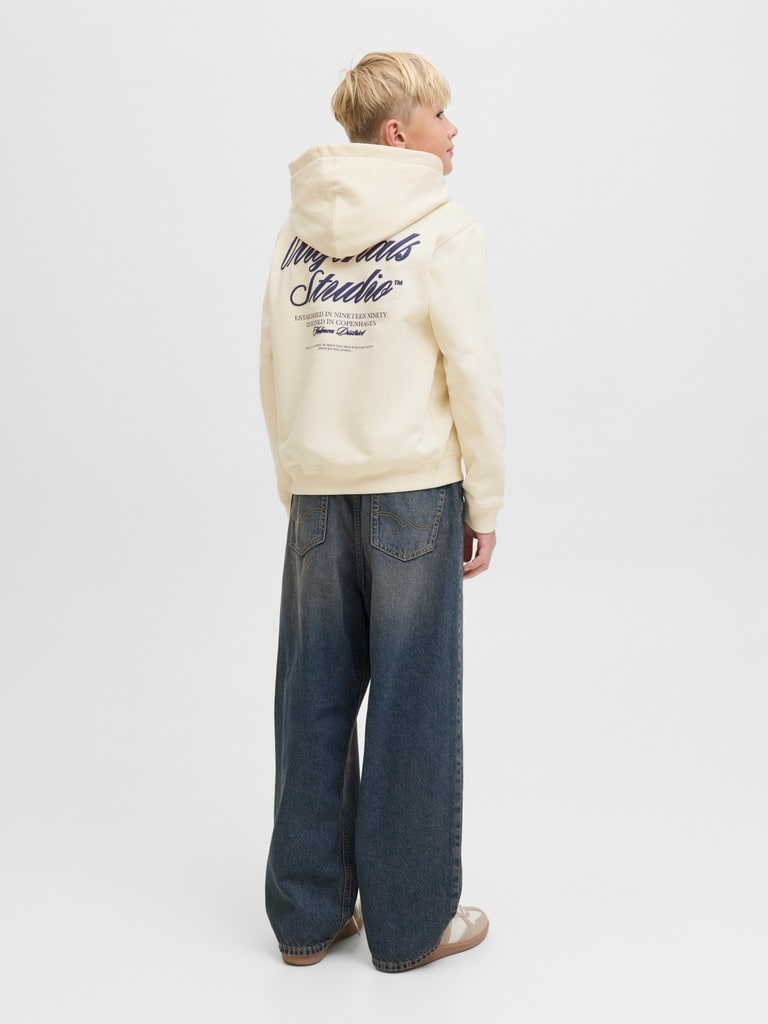 JORNORREBRO TYPO BACK SWEAT HOOD SN JNR
