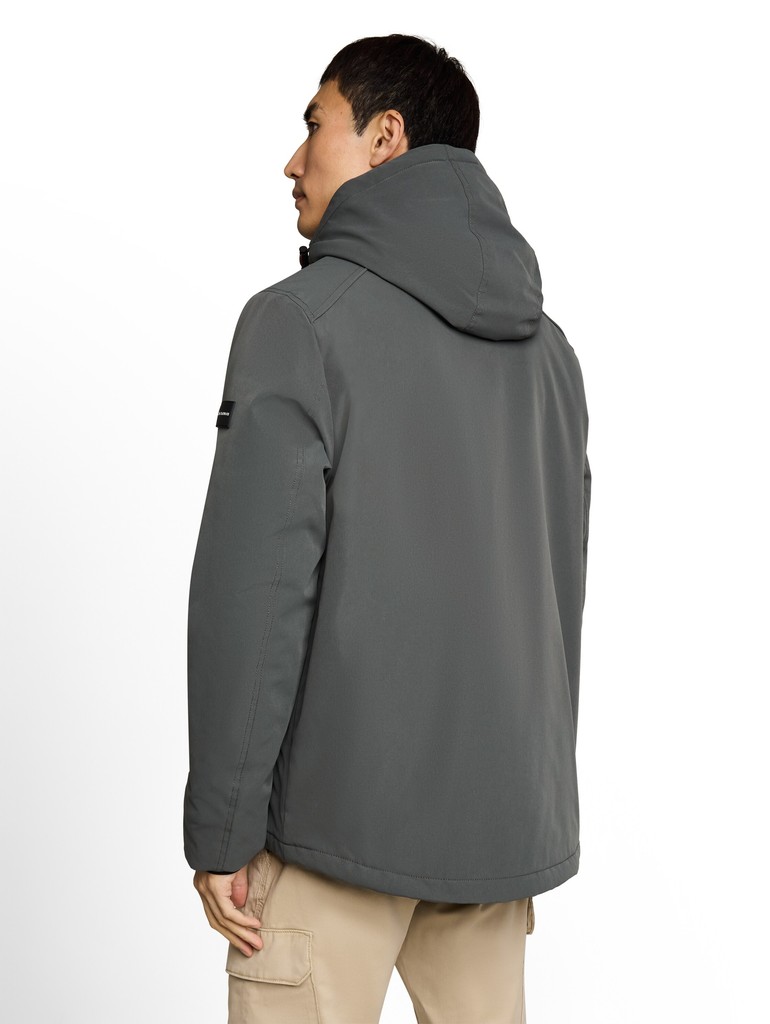 Funktionsjacke mit abnehmbarer Kapuze