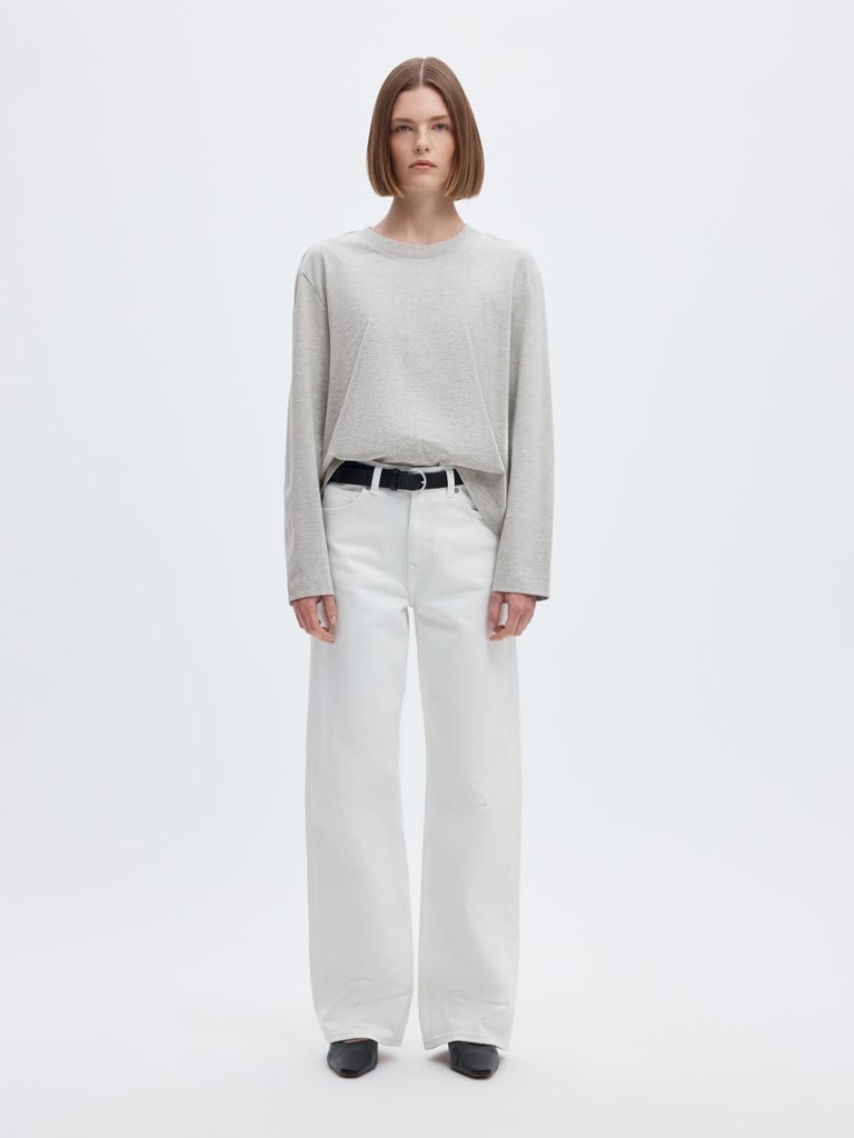 SLWESSENTIAL LS BOXY TEE NOOS