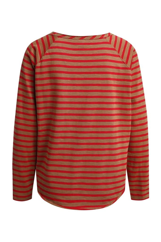 Regular Basic Sweat Raglan Striped