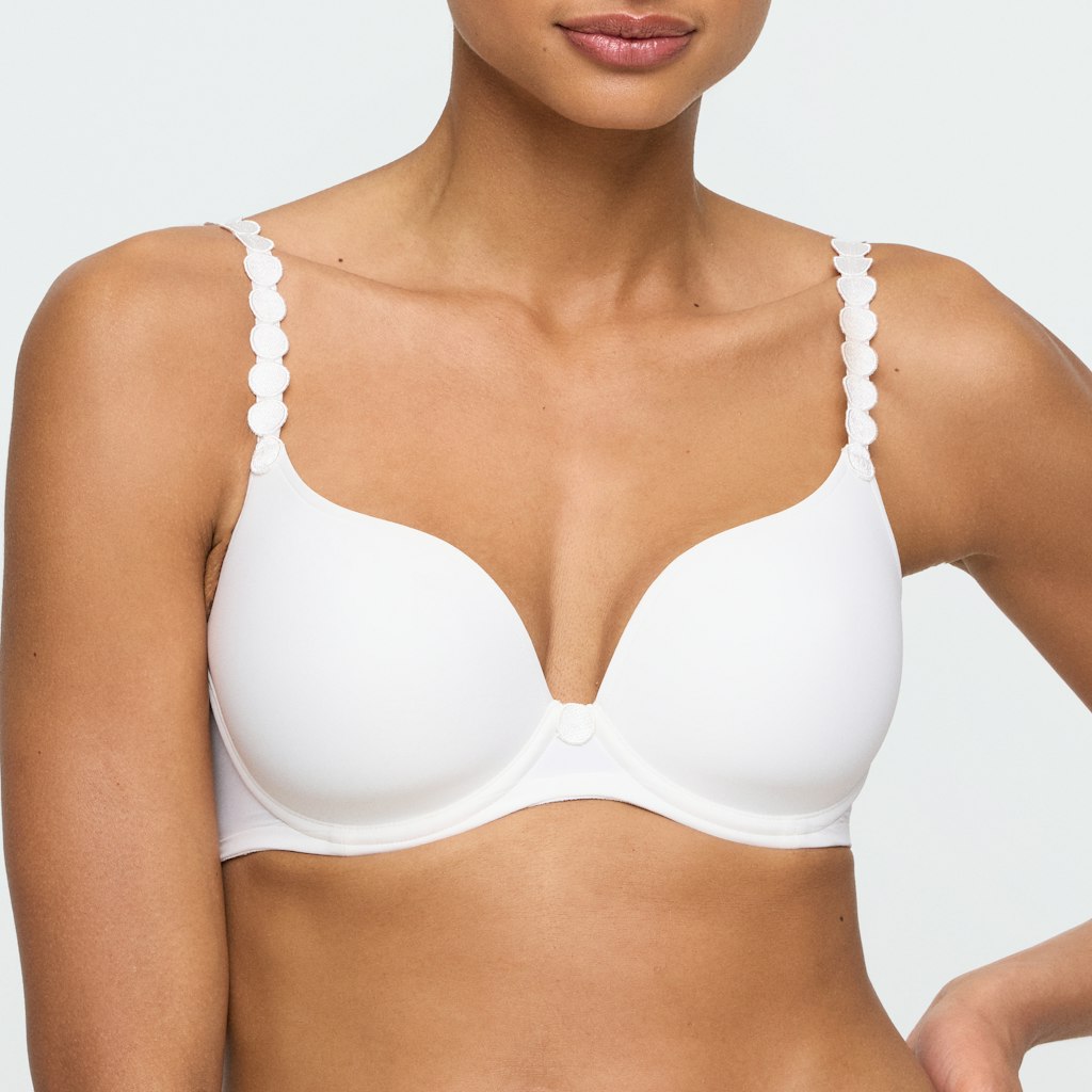 TOM natur Unterlegter BH Herzform