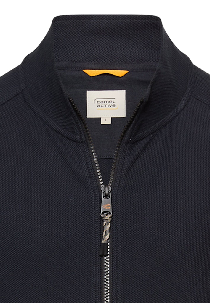 Sweatjacke mit verstellbarem Tunnelzug