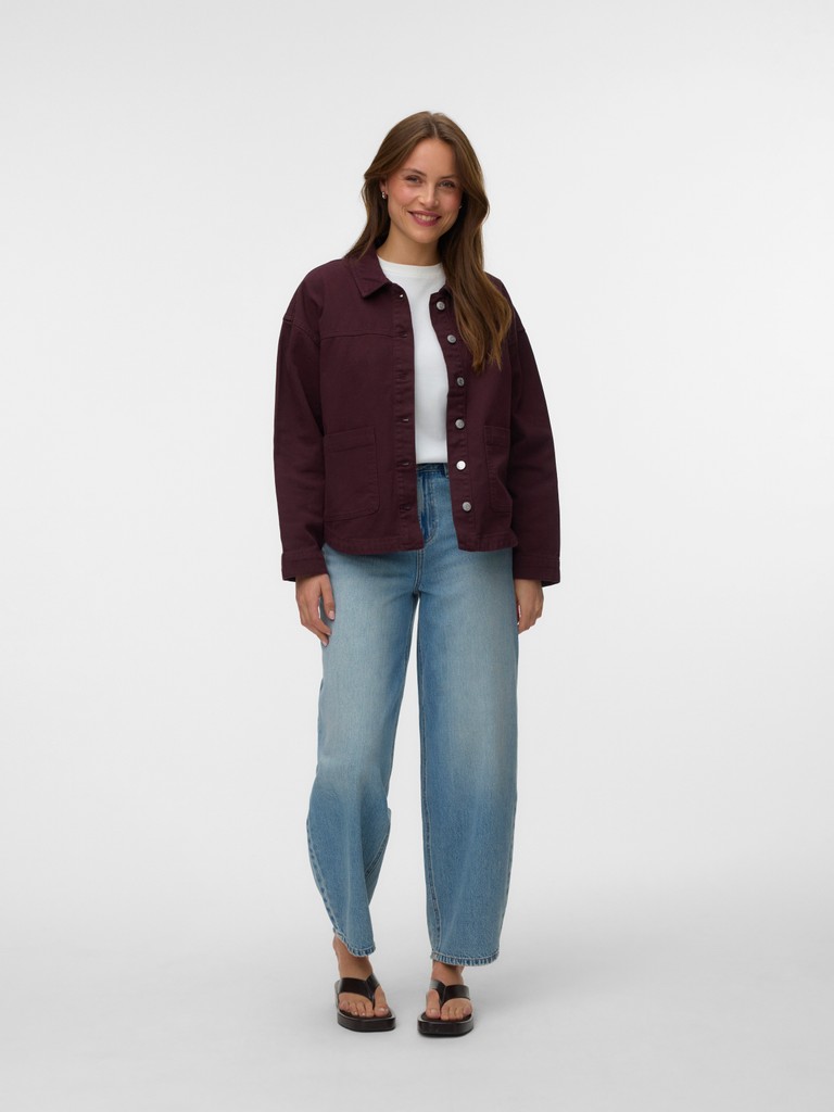 VMJAMIE LS DENIM SHACKET MIX GA NOOS
