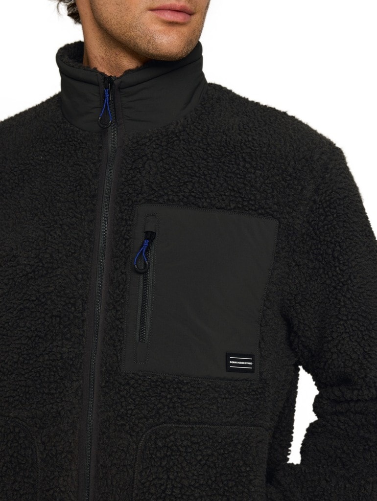 Relaxed Fit Teddy Jacke