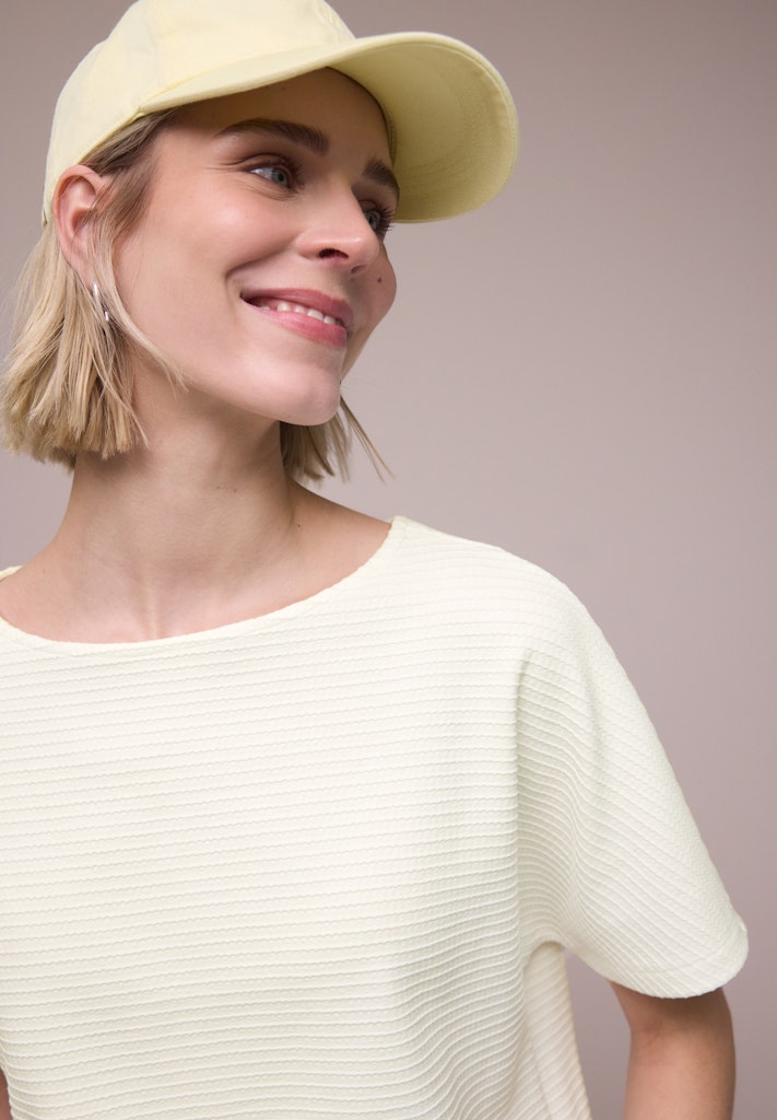 Dropped Shoulder Shirt mit Struktur