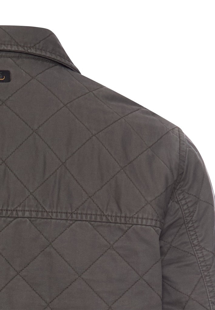 Overshirt mit Rautenmuster