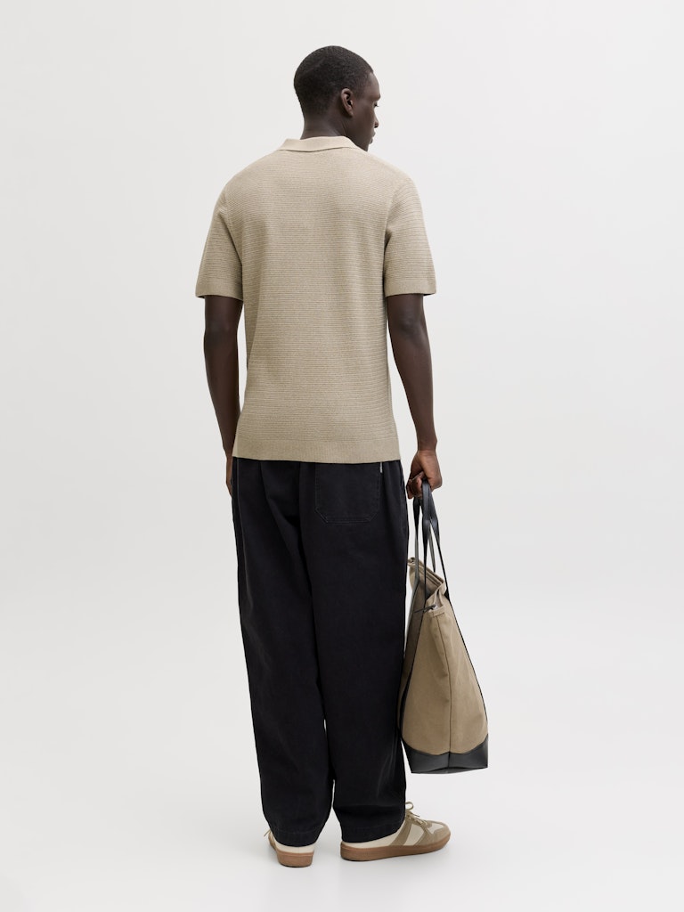 JPRBLURILEY KNIT POLO SS SN