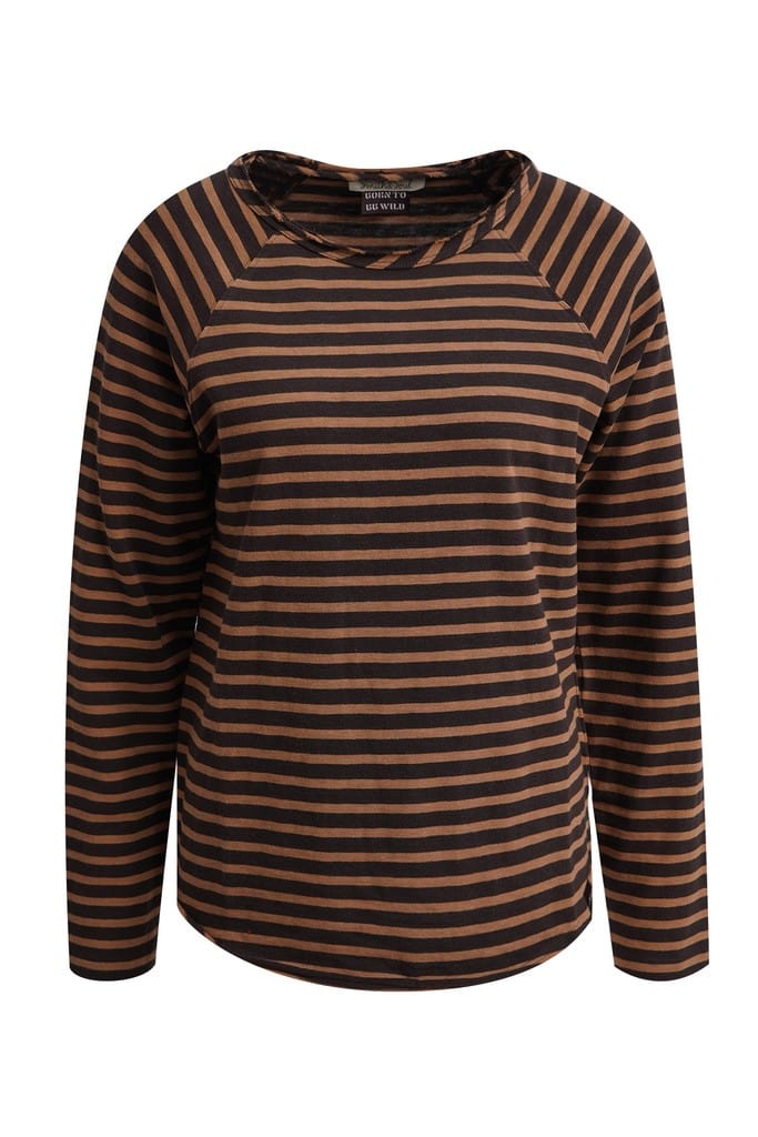 Regular Basic Sweat Raglan Striped