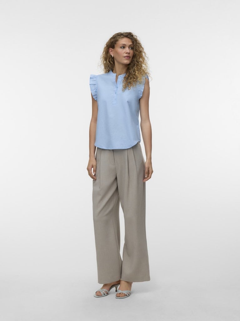 VMSELMA SS FRILL TOP