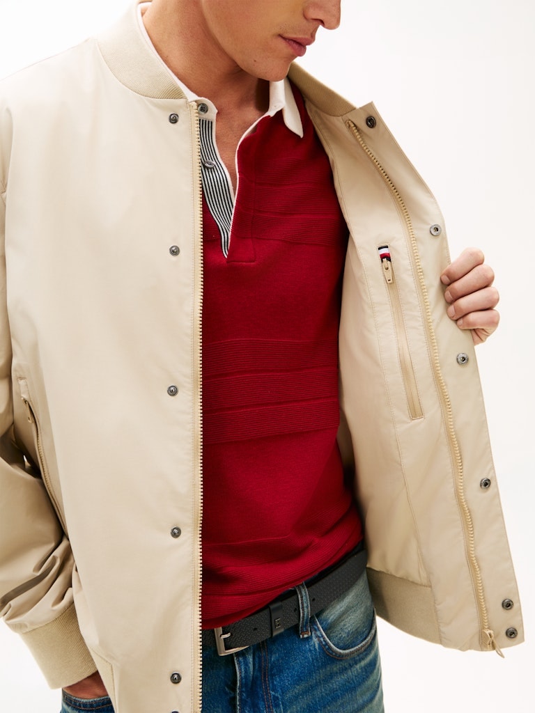 Performance Water Repellent Relaxed Bomber Jacket