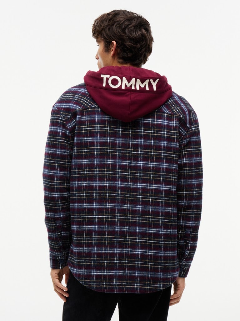 TJM LOGO HOODED OVERSHIRT