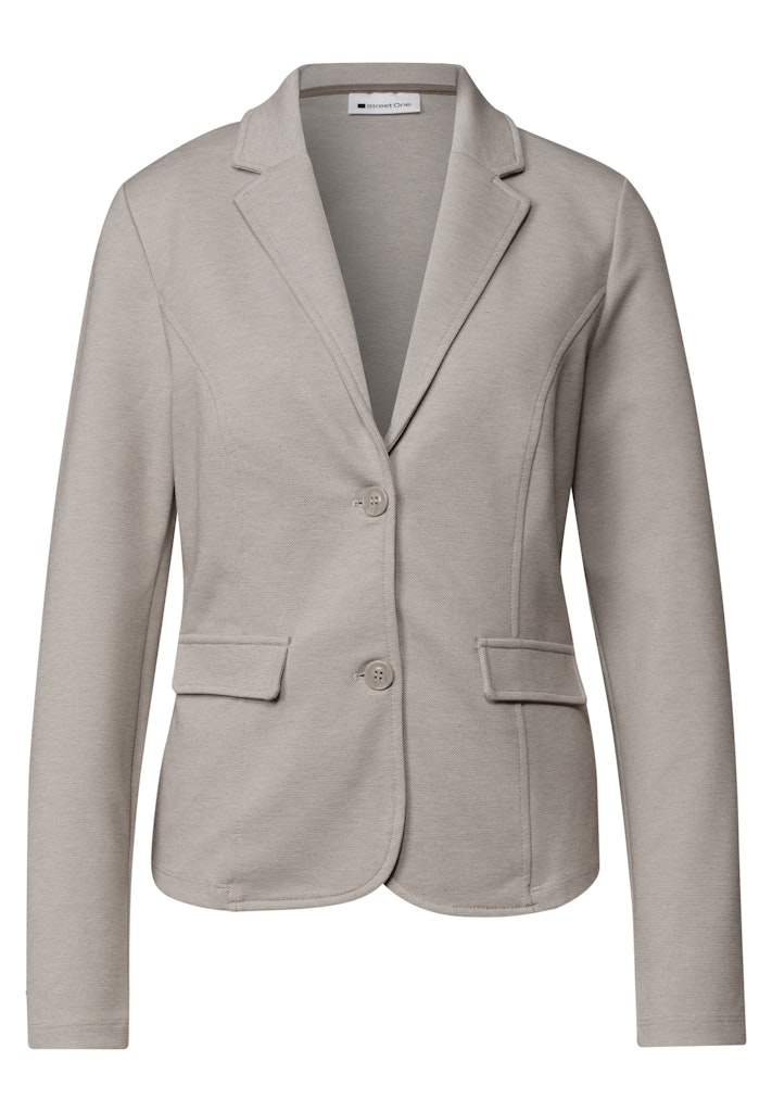 Basic Piqué Blazer