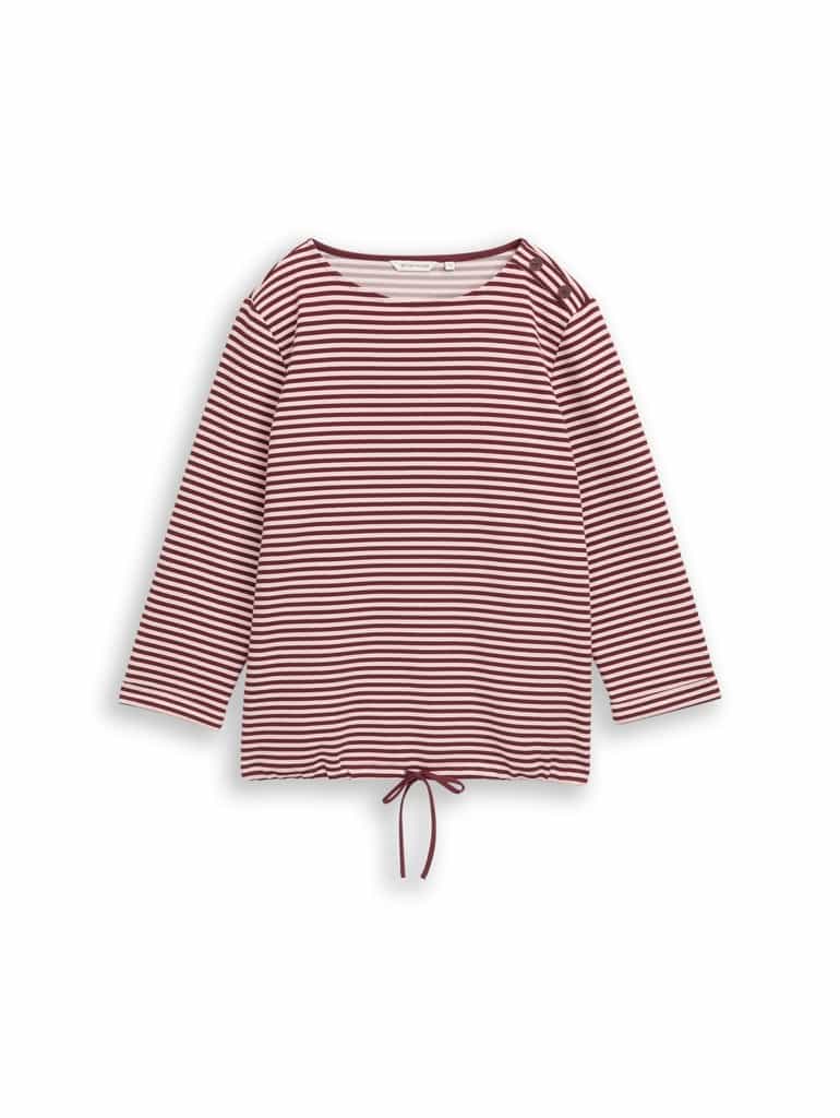 Langarmshirt mit Knopf-Details