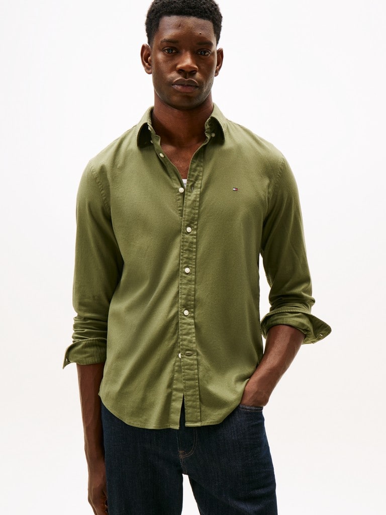 FLEX FLANNEL SOLID RF SHIRT