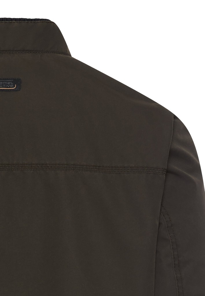 Leichte Bomberjacke mit Strickbund