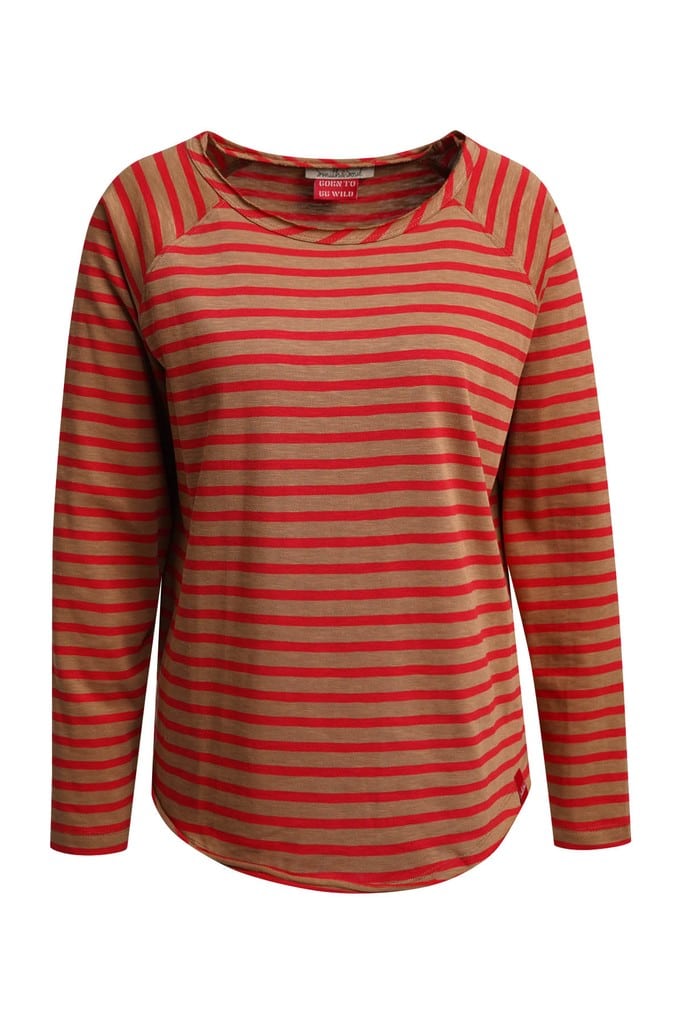 Regular Basic Sweat Raglan Striped