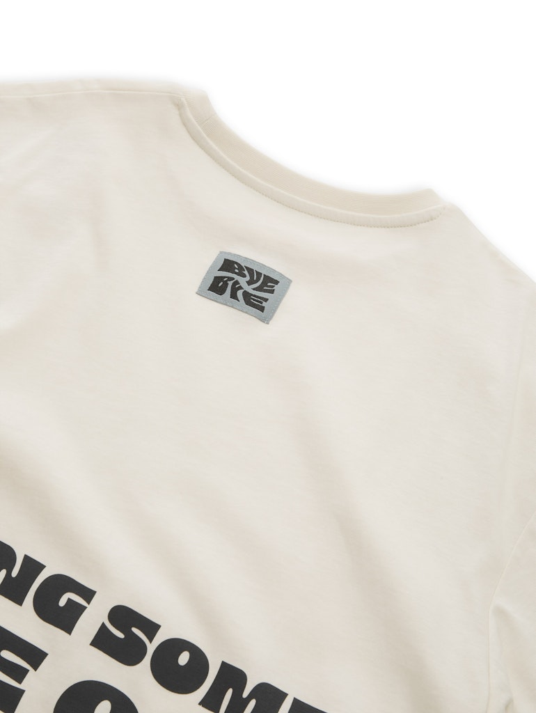 Oversize T-Shirt mit Rückenprint