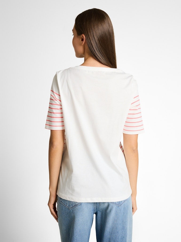 T-Shirt mit Streifenmuster