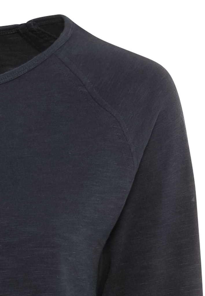 Jerseyshirt mit Rundhalsauschnitt