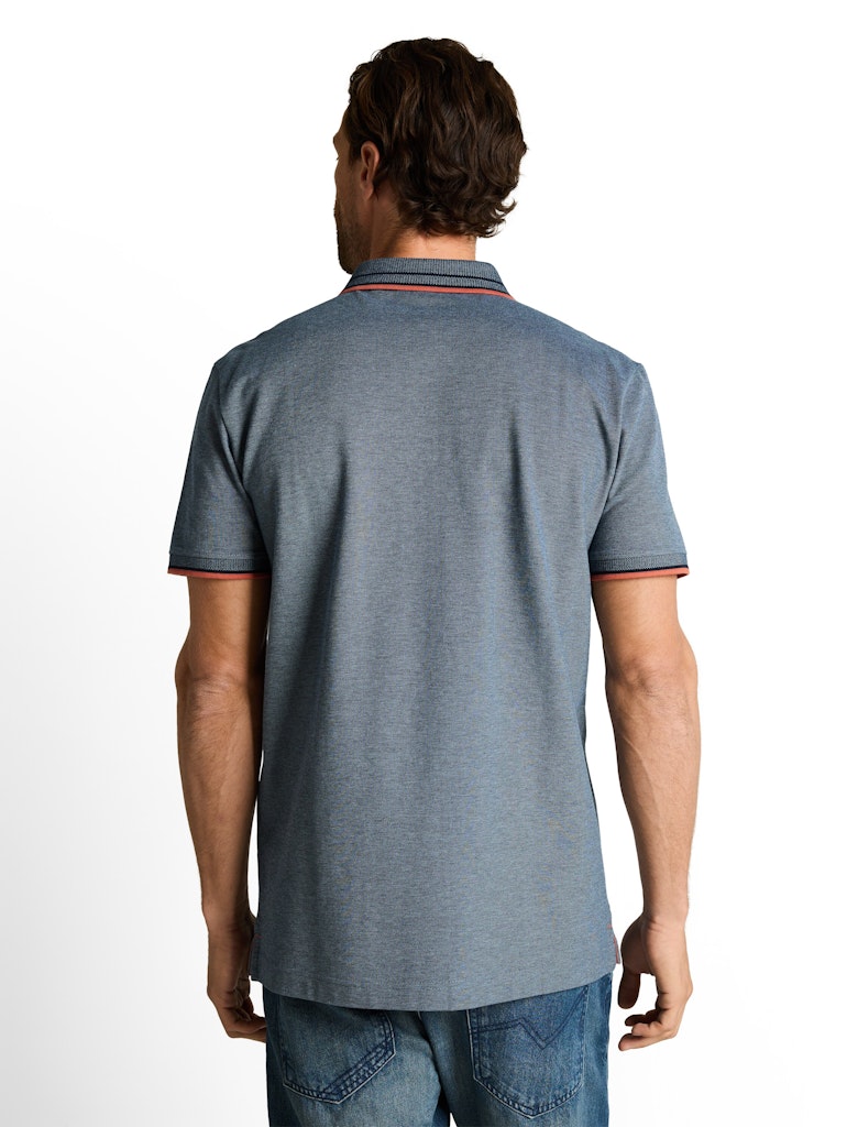 Piqué Poloshirt mit Logo-Print