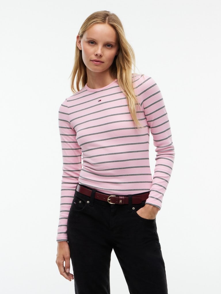 TJW SLIM ESSENTIAL RIB LS