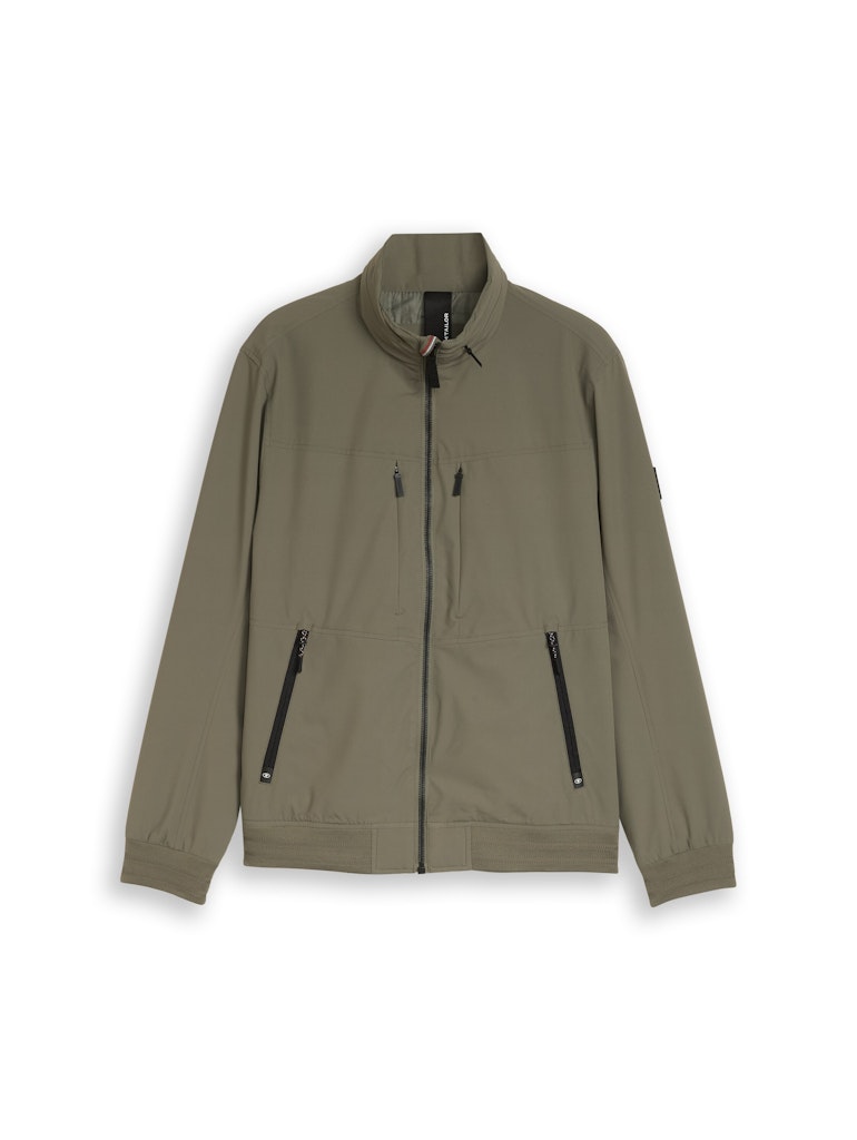 Blouson Jacke mit verstaubarer Kapuze