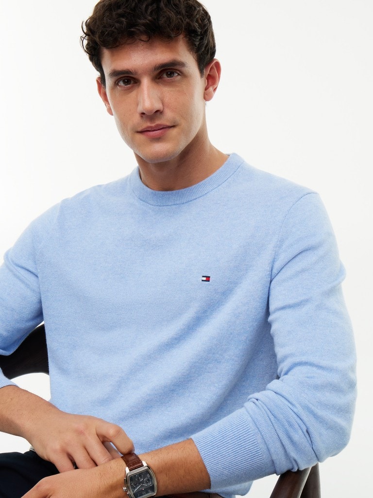 PIMA ORG CTN CASHMERE CREW NECK