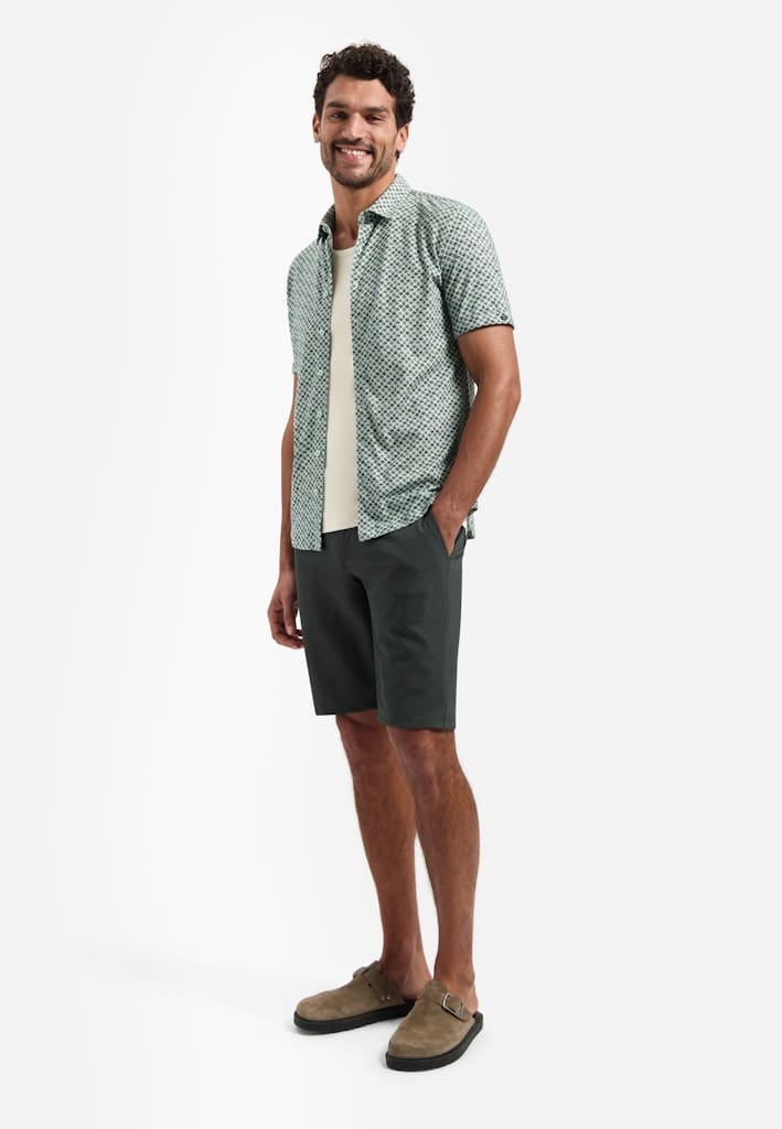 Shirt Short Sleeve Jersey Allover Printed