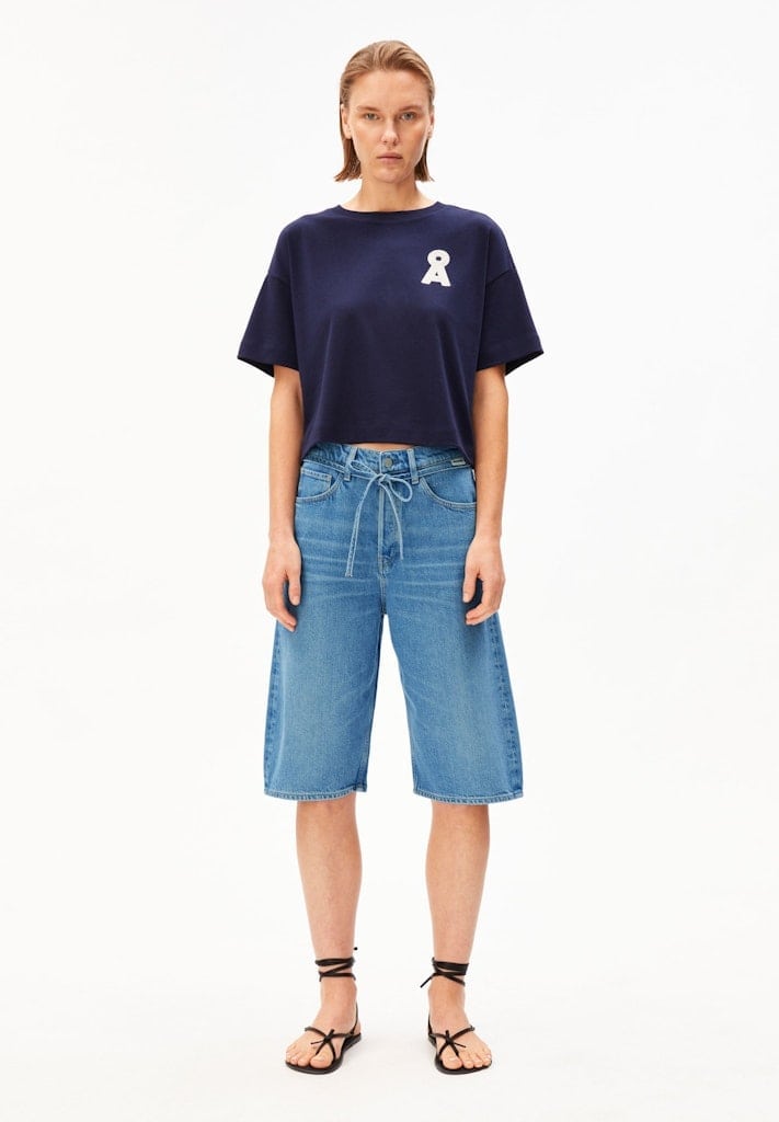 DAANY LOW BAGGY DENIM SHORT
