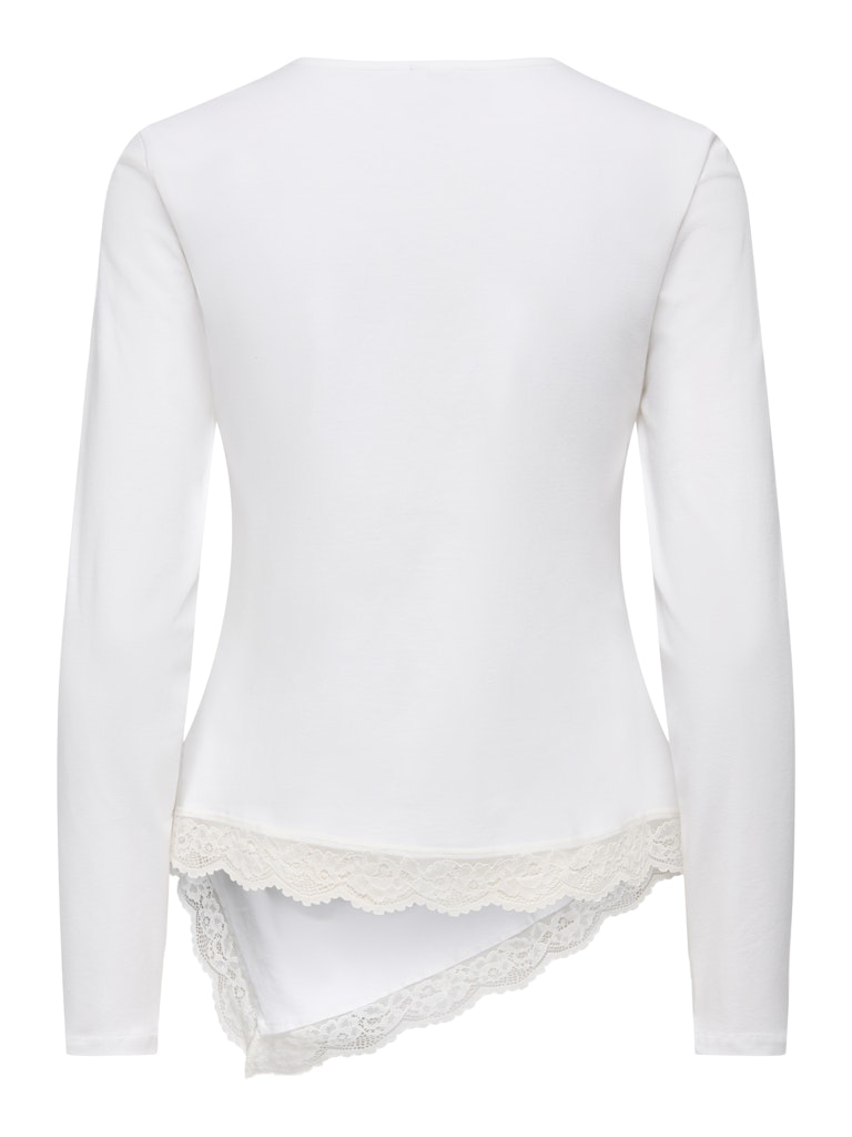 ONLLIVE LOVE L/S RUCHING TOP CS JRS