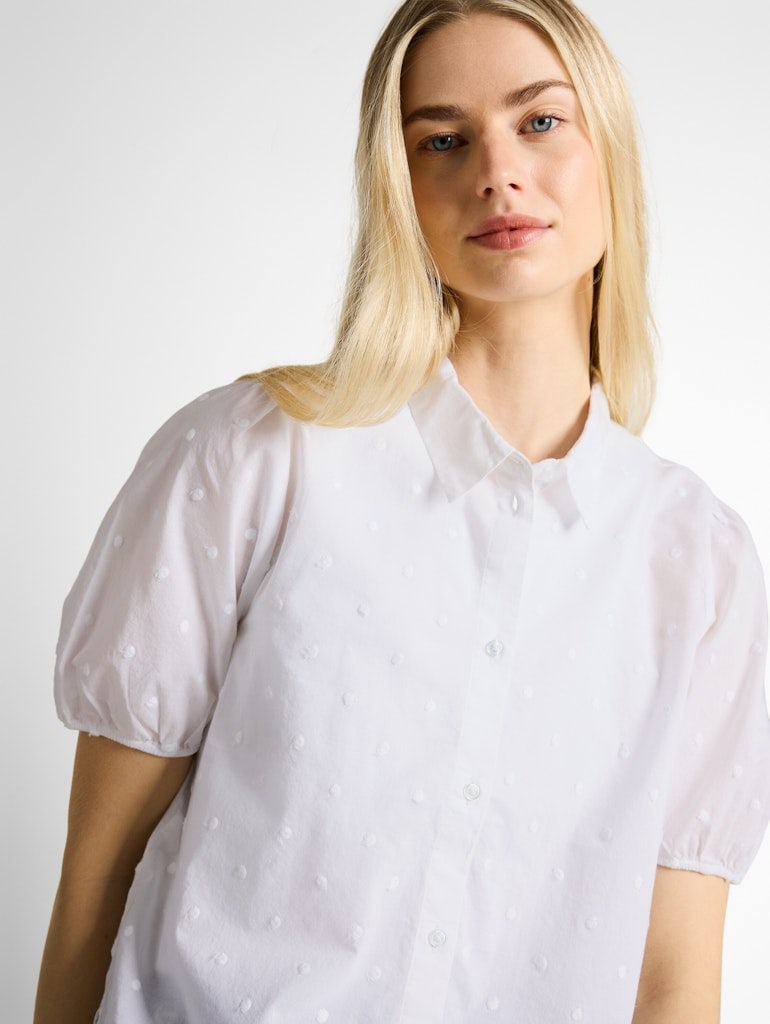 Bluse mit Stickerei