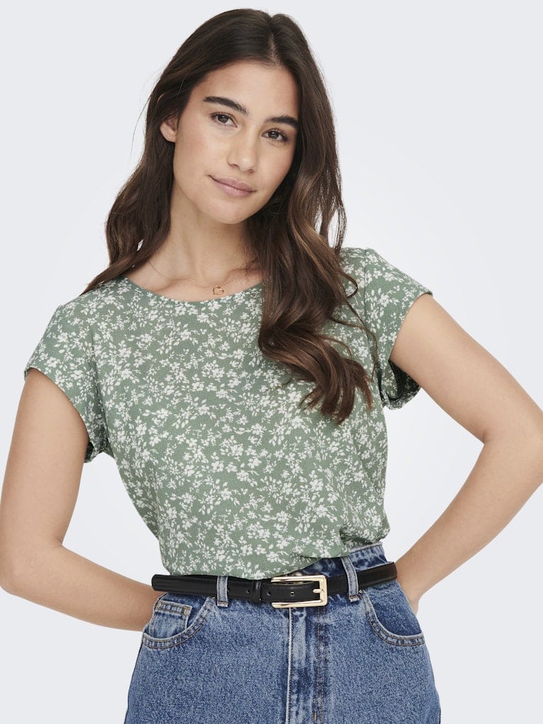 ONLVIC S/S AOP TOP NOOS WVN