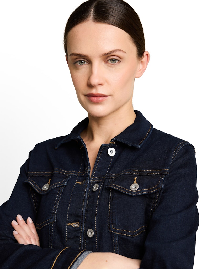Jeansjacke mit Eingriffstaschen