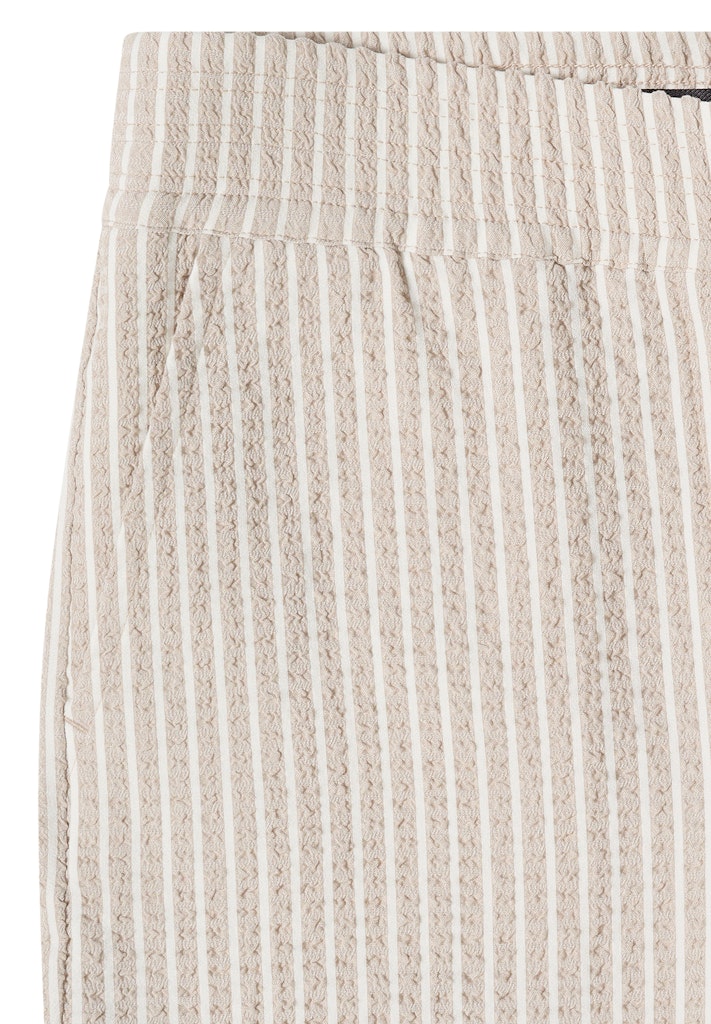 7/8 Wide Leg Hose in Seersucker-Qualität