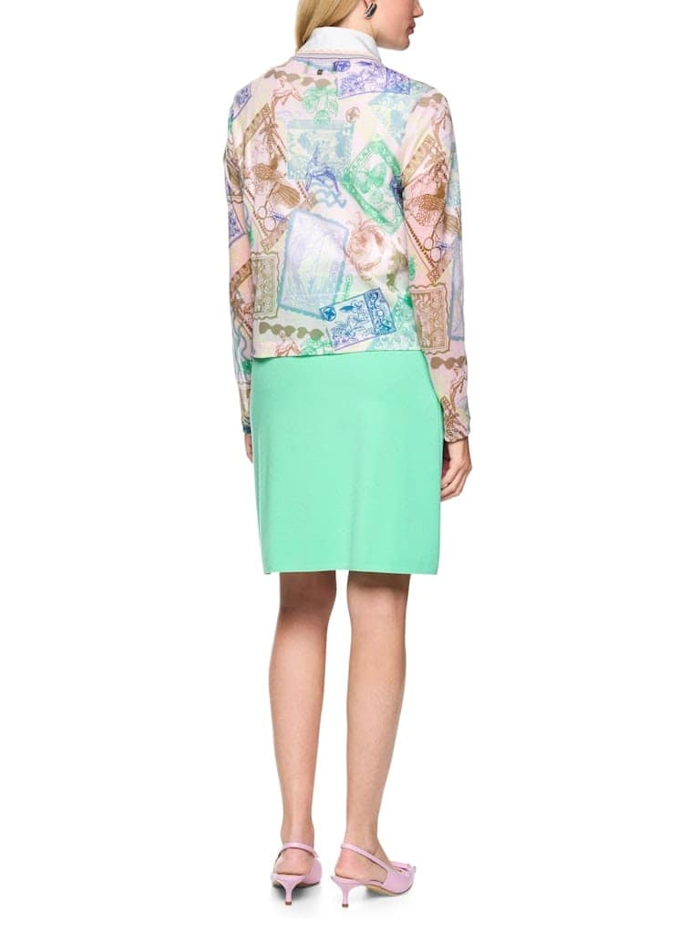 Bedruckter Cardigan Knitted in Germany