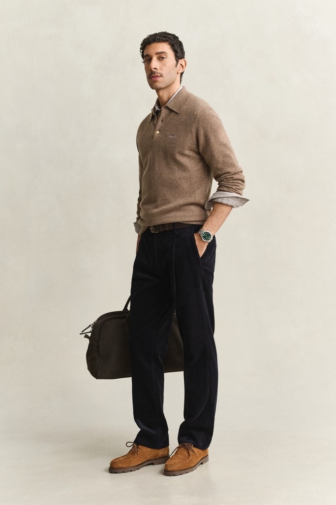 Superfine Lambswool Polopullover