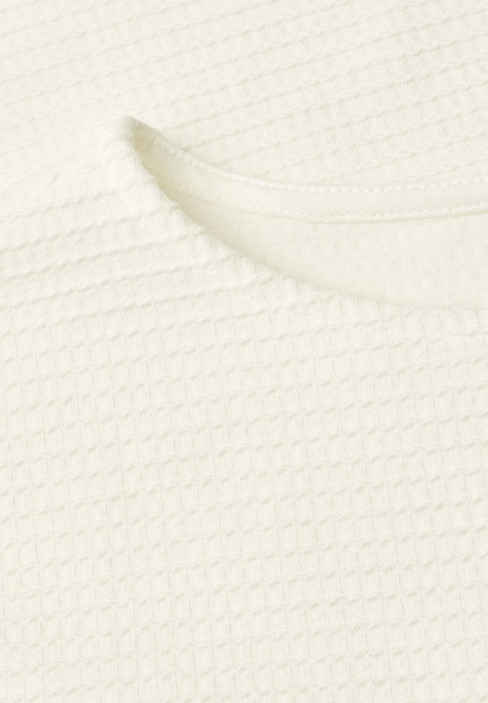 Dropped Shoulder Shirt mit Struktur