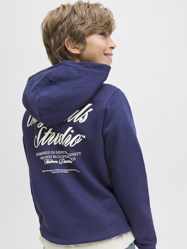 JORNORREBRO TYPO BACK SWEAT HOOD SN JNR