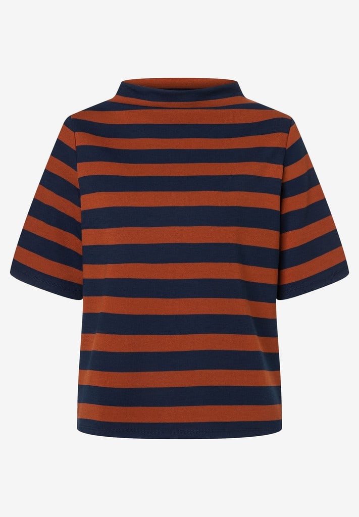 Streifenshirt mit Turtleneck