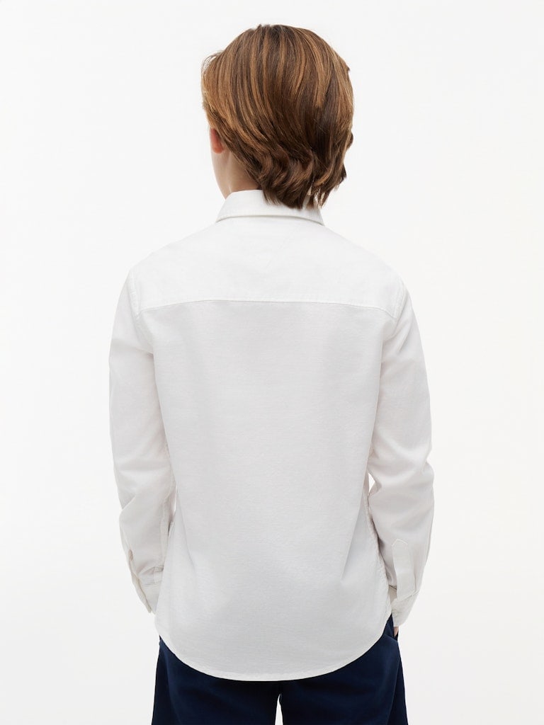 BOYS STRETCH OXFORD SHIRT L/S