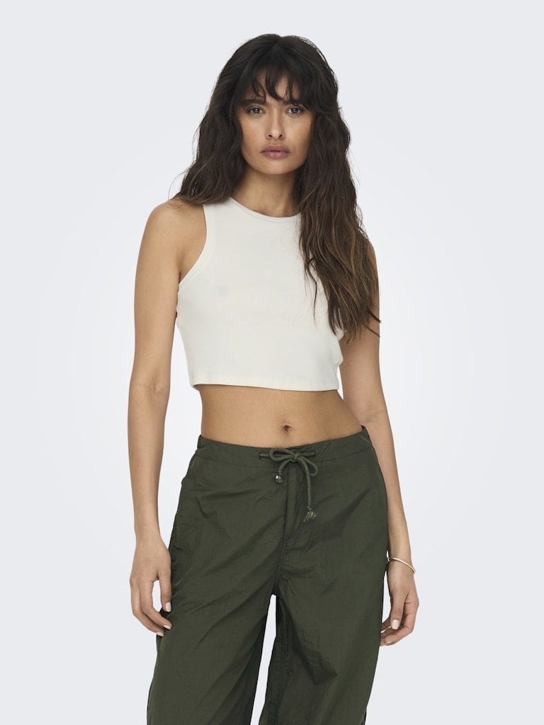 ONLVILMA S/L CROPPED TANK TOP JRS NOOS