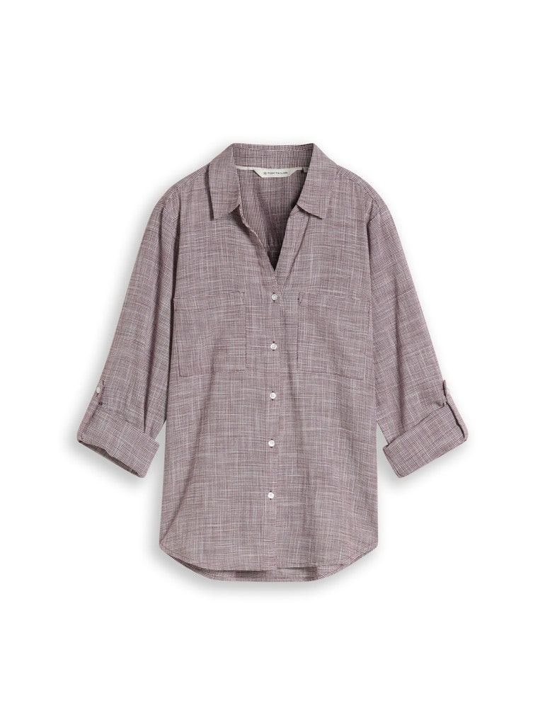 Bluse mit Brusttaschen