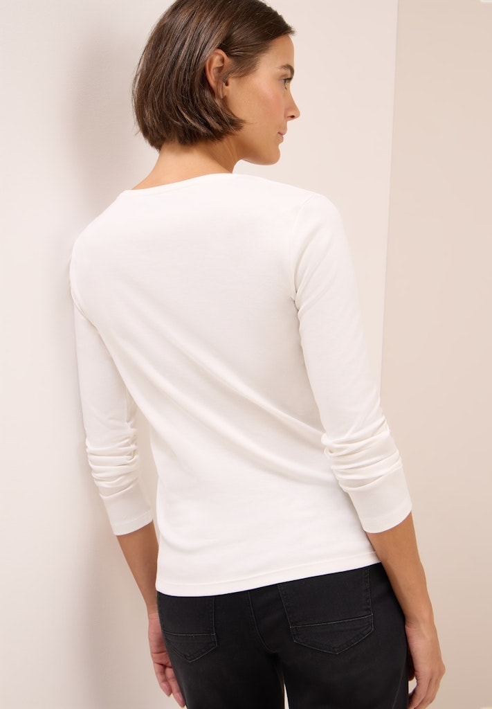 Basic Langarmshirt